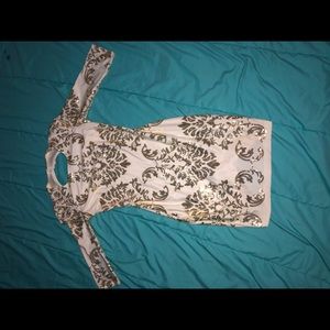 White and Gold Dress